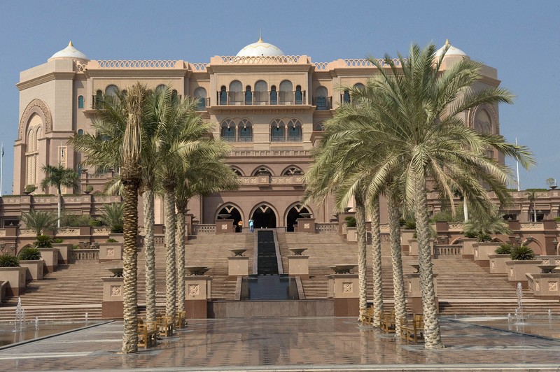 The Emirates Palace in Abu Dhabi-