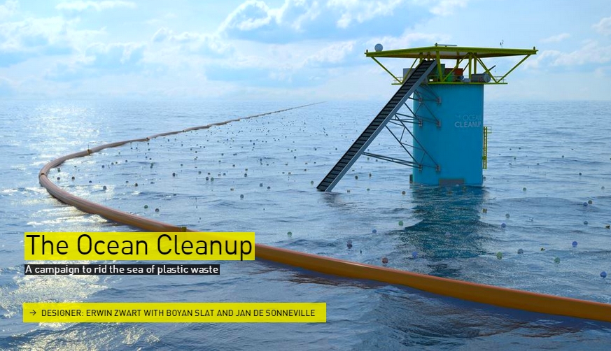 The Ocean Cleanup campaign - The Designs of the Year 2015 nominees @ Design Museum London