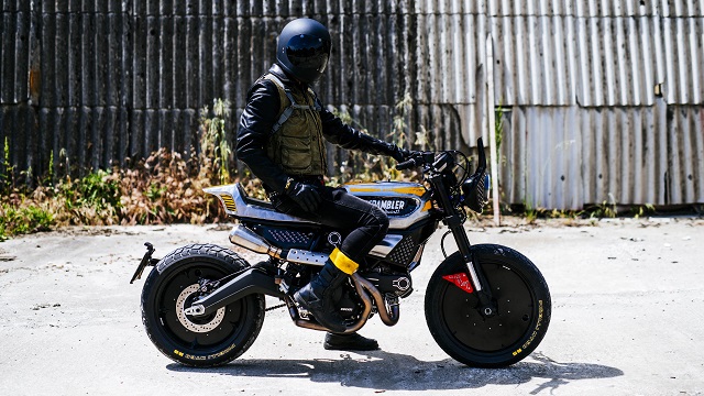 The SC-Rumble by Vibrazioni Art Design Ducati Scrambler bike