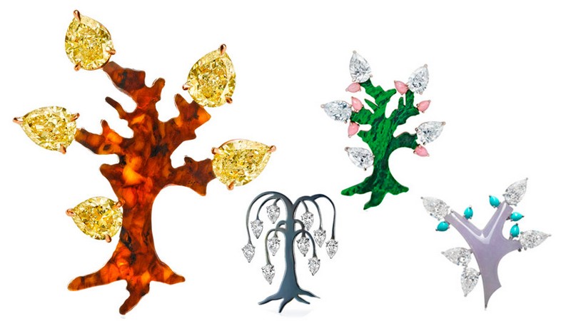 The Tree Brooch Collection