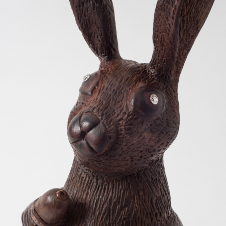 The World’s Most Extravagant Chocolate Easter Bunny-closeup