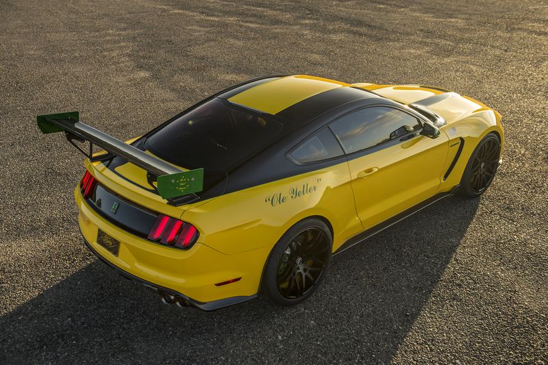 The aviation-inspired Ford Ole Yeller Mustang-rear