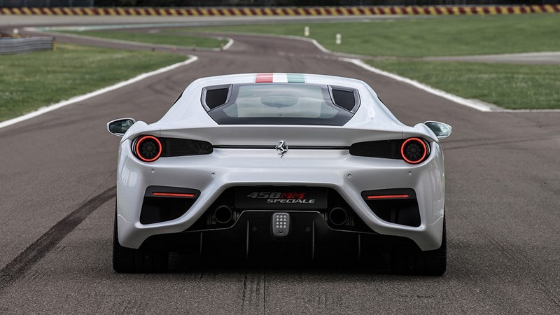 The latest creation from Ferrari’s exclusive One-Off platform -The 458 MM Speciale-rear