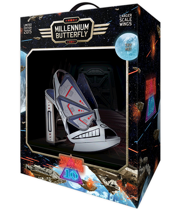 The ‪NicholasKirkwood‬ 10 Year Number Edition Anniversary Collection - Millennium Butterfly shoes