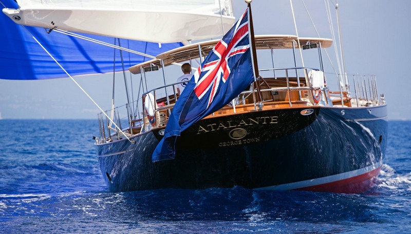 Truly Classic 127 Atalante won World Superyacht Award 2016--bow