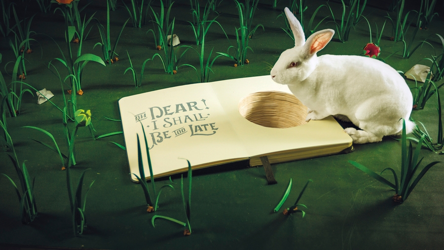 Tumble down the rabbit hole and into Lewis Carroll’s literary classic.
