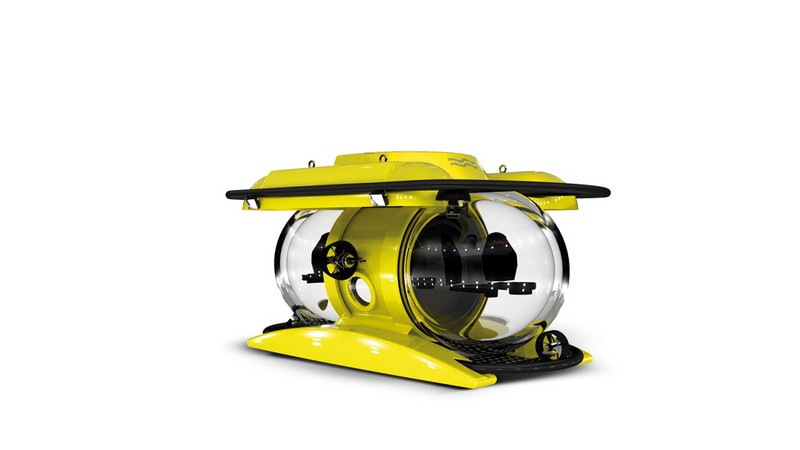 U-Boat Worx Unveiled New Deepest-diving Tourist Submarine - yellow