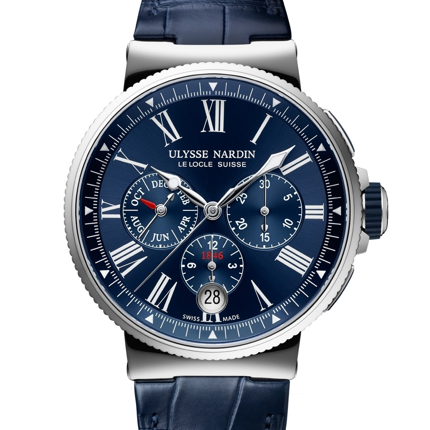 ULYSSE NARDIN Marine Chronograph Annual Calendar watch - Baselworld 2016