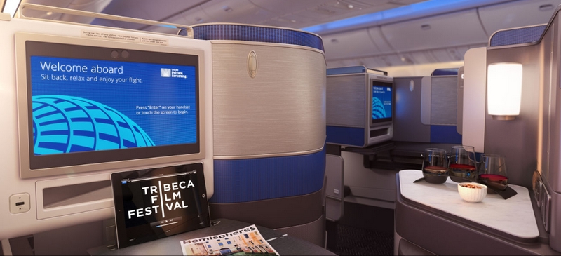 United Airlines' revamped its international business class cabin-comfort reimagined