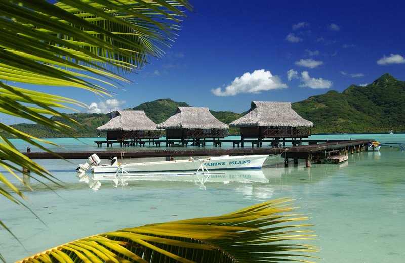 Vahine Island Private Resort in French Polynesia-boats