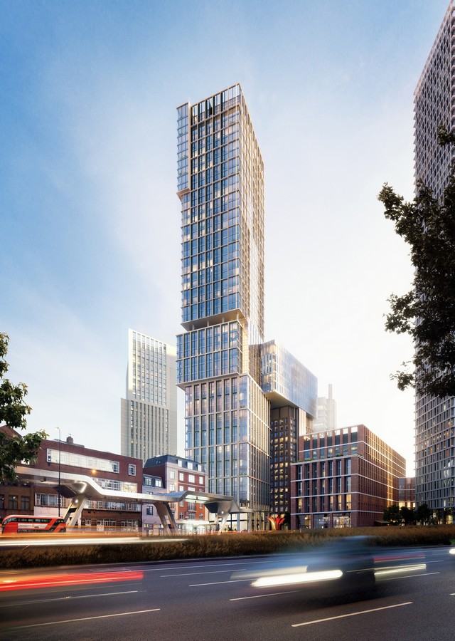 Versace Home for London's Aykon Nine Elms tower