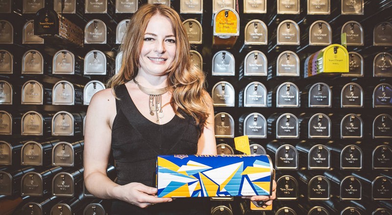 Veuve Clicquot Mailbox-2015-Eileen Ugarkovic, the International Winner of the Veuve Clicquot Re-Creation