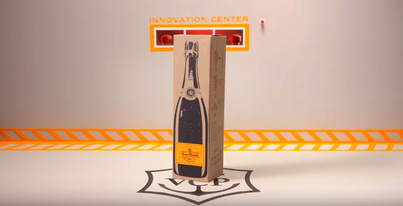 Veuve Clicquot Naturally Clicquot eco-packaging from grapes