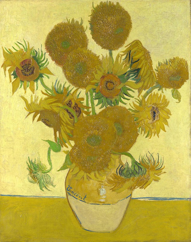 Vincent van Gogh Sunflowers series