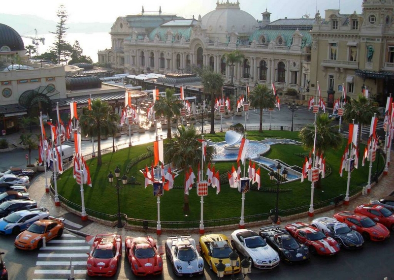 Visiting Casino Square during Top Marques Monaco