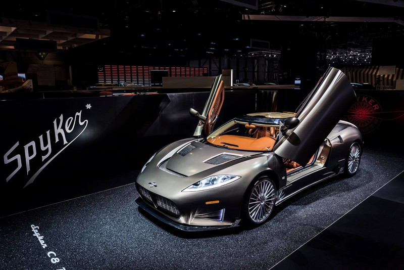 World Debut for The Spyker C8 Preliator-GenevaMotorShow2016-lateral