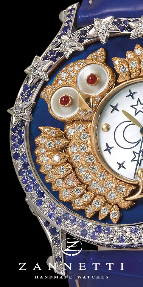 Zannetti Regent Jewellery Owl Limited Edition-baselworld 2016