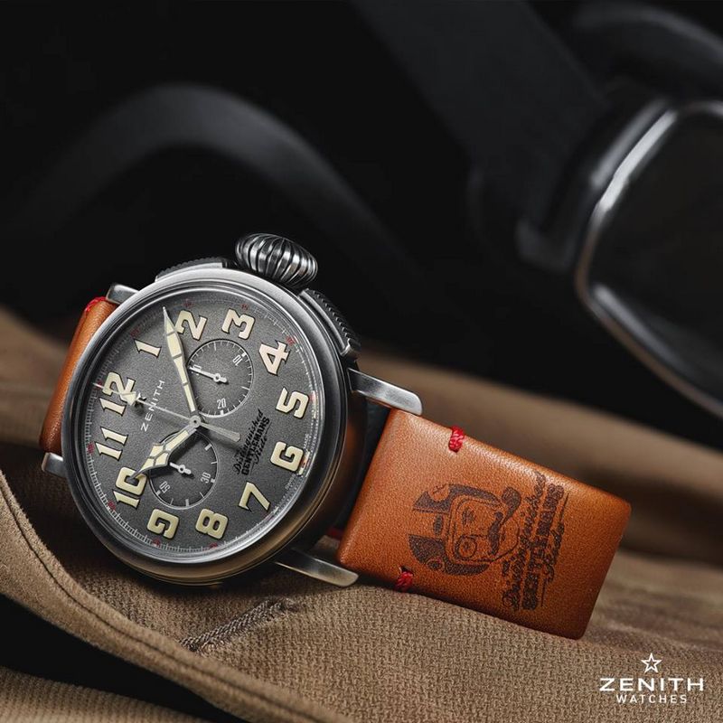 Zenith Pilot Ton-Up DGR Special Edition watch celebrates 2016 The Distinguished Gentleman's Ride