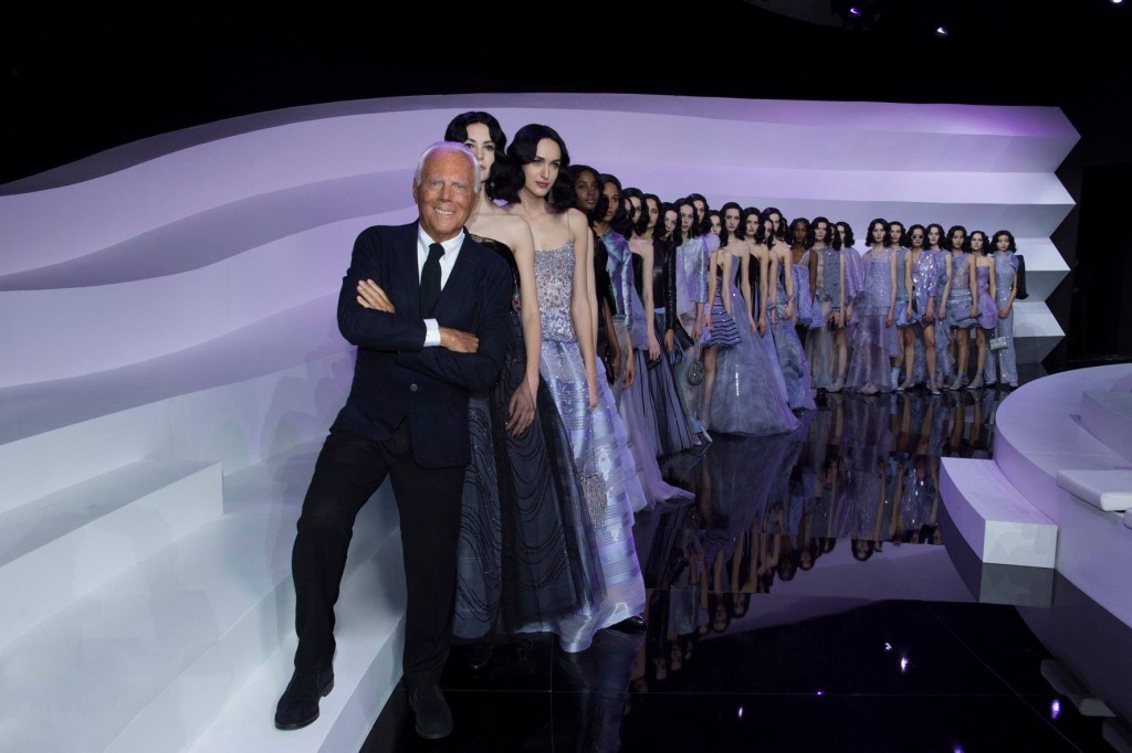 armani - and his models