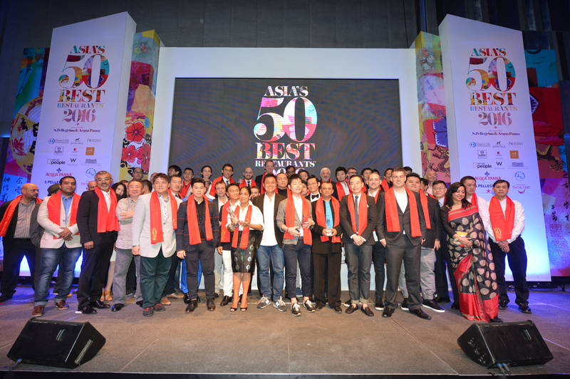 asia best restaurants 2016 - gala dinner