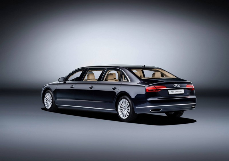 audi- New 6.36-metre luxury saloon offers spacious seating for six--