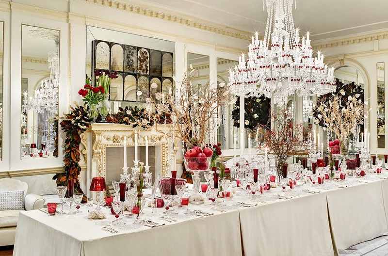 baccarat crystal table