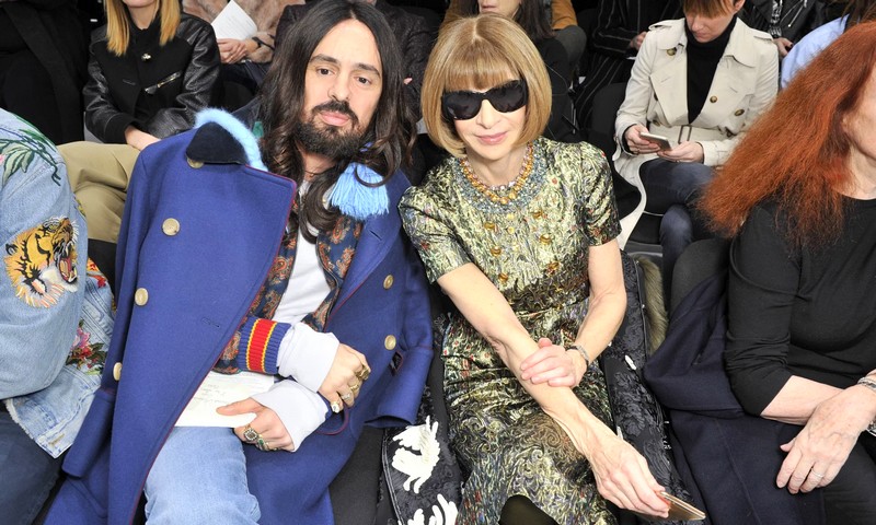 balenciaga paris fashion show - front row