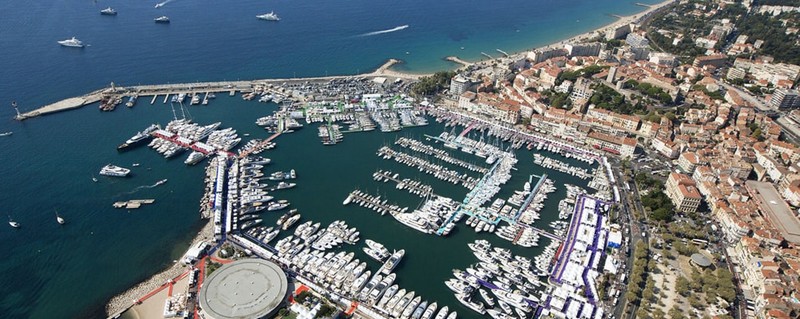 cannes yachting festival port view