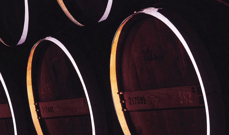 cognac barrels