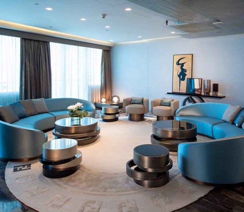 damac - Overlooking the Palm Jumeirah, DAMAC Residenze is fitted out with furnishings by Fendi Casa
