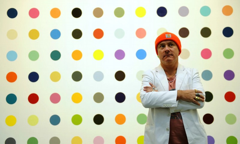 damien hirst painting