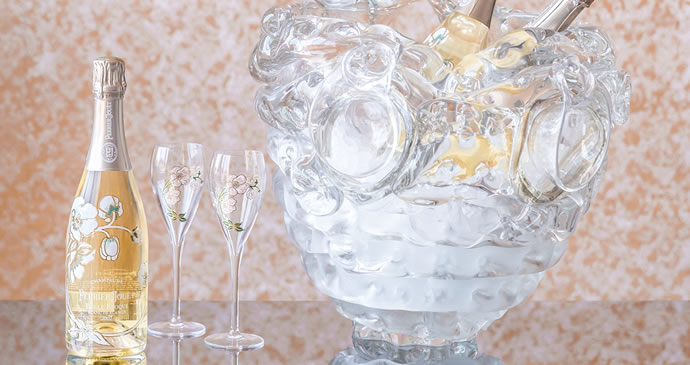 design miami 2015 - perriet jouet x Ritsue Mishima-murano glass champagne vase