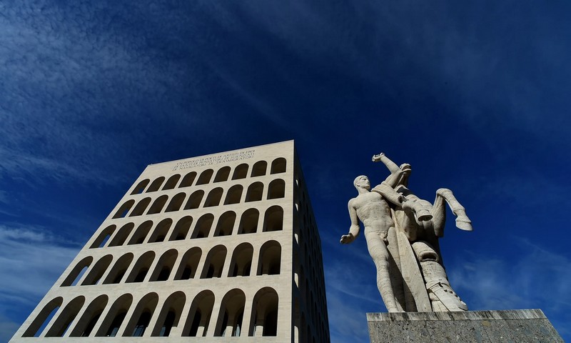 fendi square collosseum Rome -