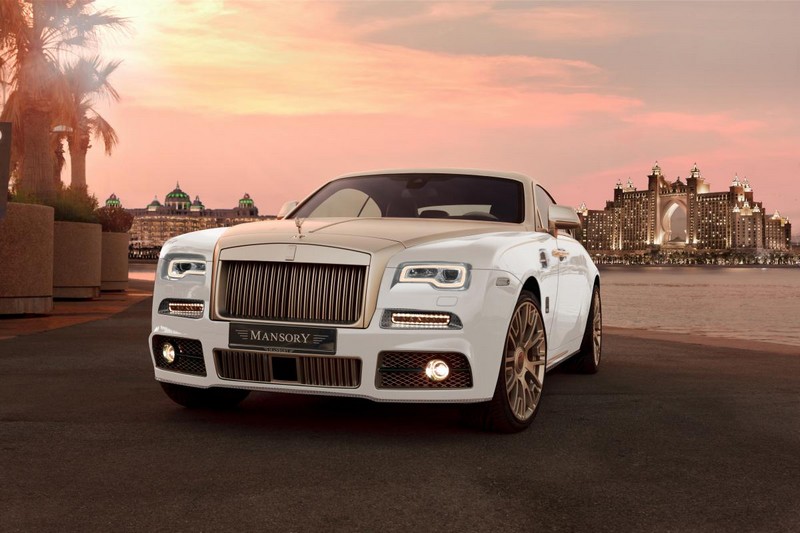 gold-decorated Rolls-Royce wraith Palm Edition 999