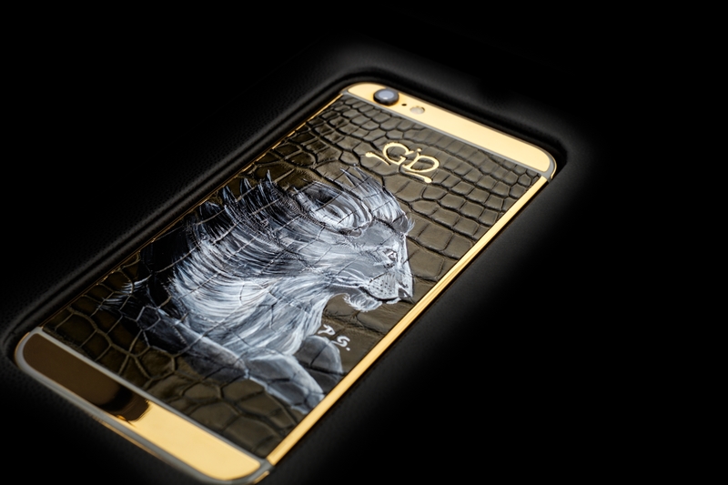 golden dreams luxury iphone6 lion -
