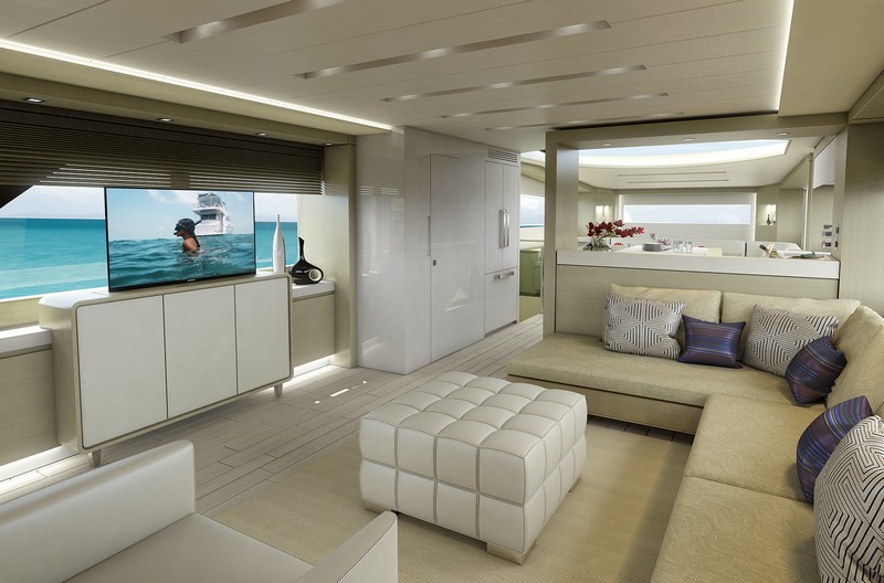 hatteras yachts-interior