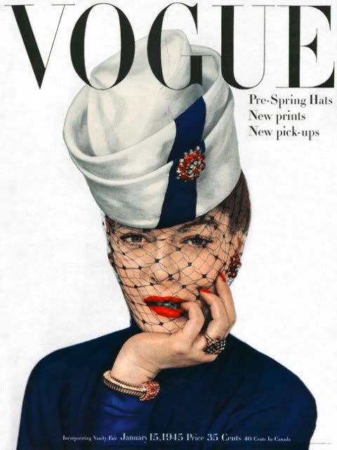 john rubel-jewrly vogue-magazine - cover january-1945