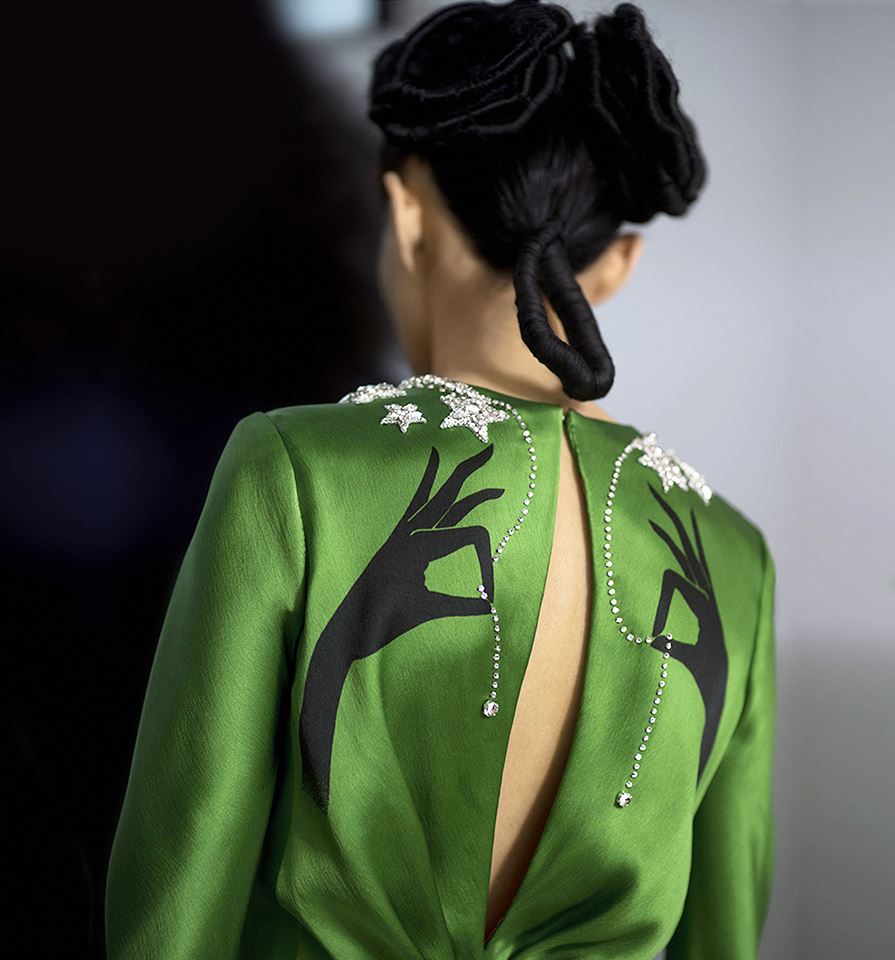 k behind the scenes at the Schiaparelli Haute Couture Spring-Summer 2015