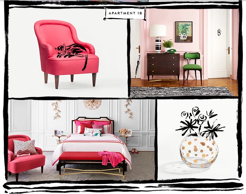 kate spade new york debuts furniture, lighting, rugs and fabric collection 2015-