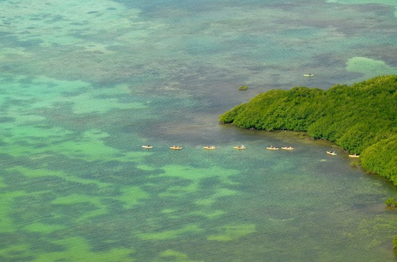 kayak in the Caribbean