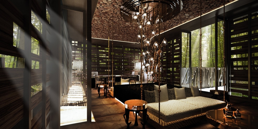 keemala luxury resort phuket thailand-the lobby area