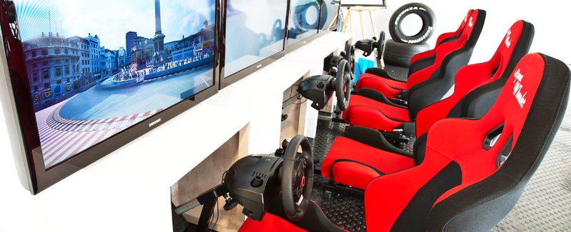 lets race F1 simulators UK