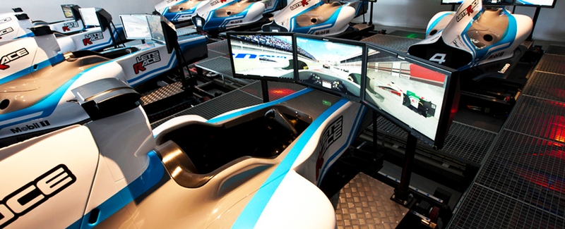 lets race F1 simulators
