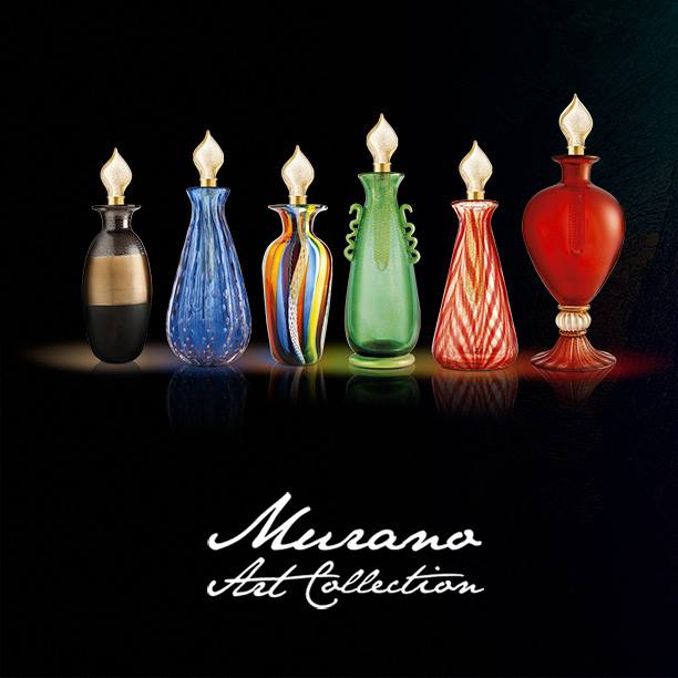 murano art collection vials