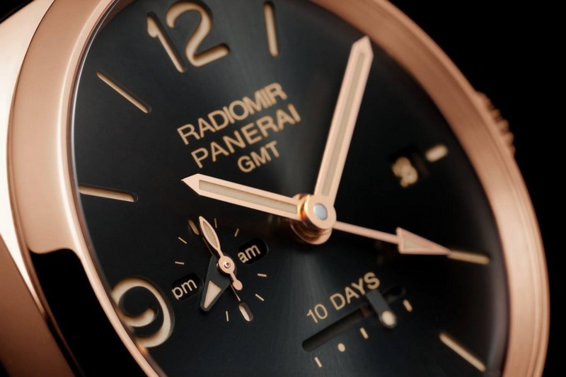 panerai novelties watches and wonders 2015- The Radiomir 1940 10 Days GMT Automatic Oro Rosso -