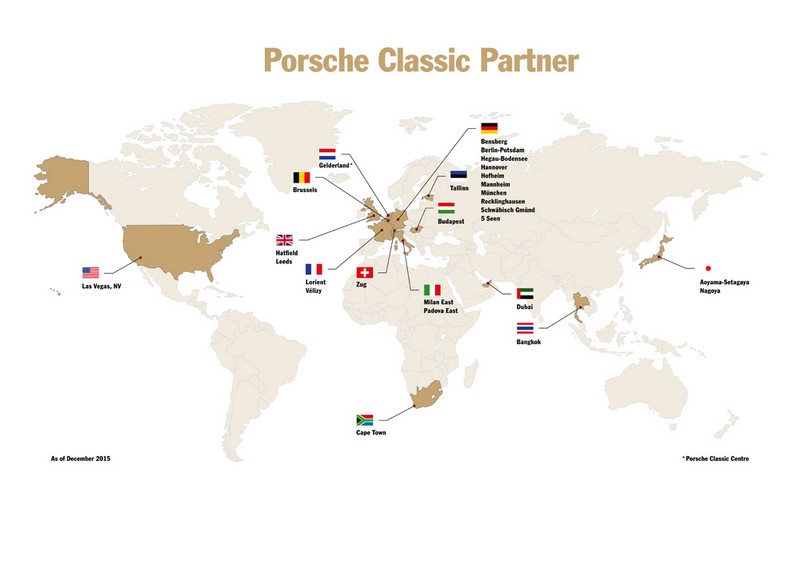 porsche classic partner map