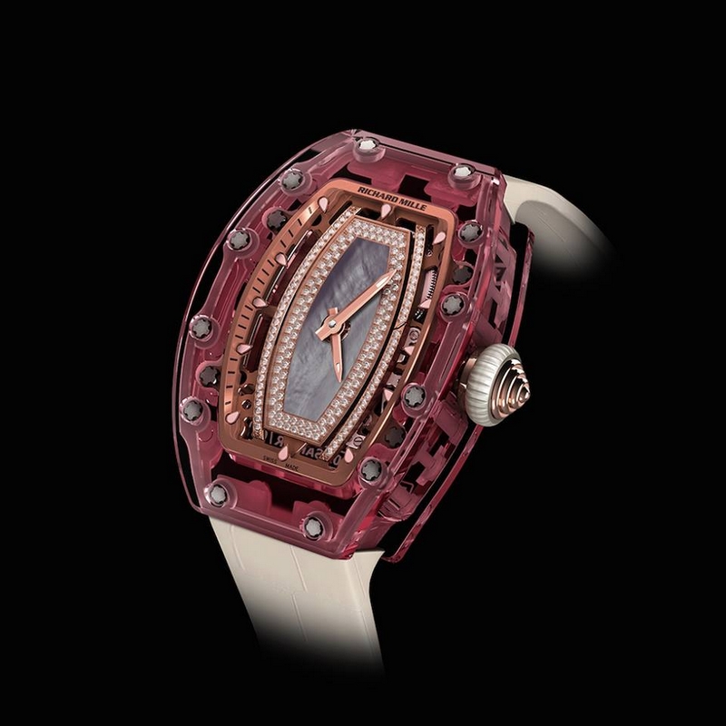 richard mille lady watches 2016 - Discover the Richard Mille RM 07-02 Pink Sapphire-
