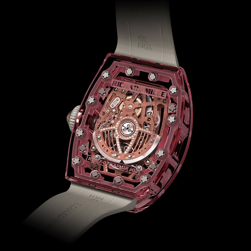 richard mille lady watches 2016 - Discover the Richard Mille RM 07-02 Pink Sapphire