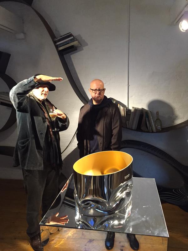 ron arad for ruinart 2015 champagne cooler - in the making