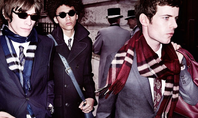 see Oscar Robertson, Jackson Hale and Harry Treadaway in Burberry men's tailoring,